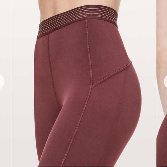 Lululemon Principal Dancer Golden Lining Tight *28"
Midnight Maroon - Picture 4 of 5